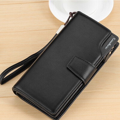 

Fashion Men Bifold Zipper Wallet Card Holers Purse Handbag