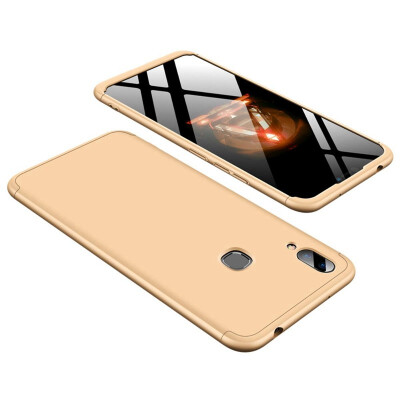 

MOONCASE Three-parts structure design Full Protection Hard Plastic Combination Case for Vivo X21i Gold