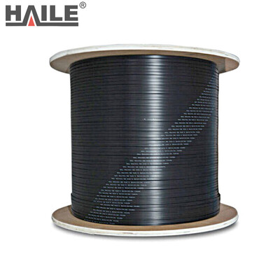 

HAILE Haile GJYXCH-1B6A1 single-mode 1 core outdoor 3 steel wire cable single-mode butterfly cable 1000 m shaft black