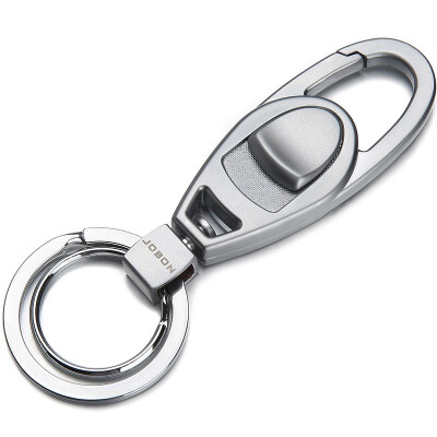 

JOBON Zhongyin key chain ring car key chain chain mother roller pull spring waist hanging type ZB-066C silver