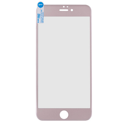 

MOLISI iPhone 6s / 6 закаленная стеклянная пленка с полной шириной покрытая глянцевая мягкая кожаная обертка 4.7 дюйма розовое золото