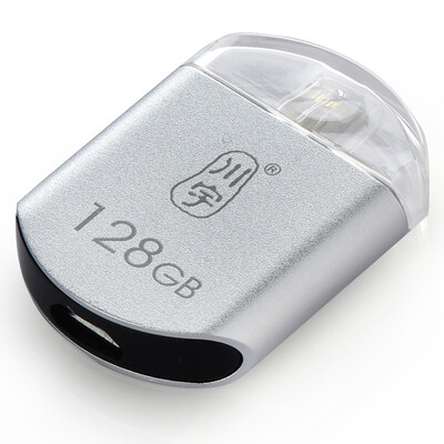 

Chuanyu AU606 Apple mobile phone U disk 128G Apple official MFi certified mobile computer dual-use for iPhone6s6Plus iPad Mini silver
