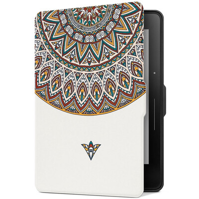 

Natusun KV-08 Adaptation Kindle 1499 Edition Чехол / чехол Kindle Voyage Парусный спорт Эксклюзивный нарисованный кожаный кожаный чехол Экзотический тотем