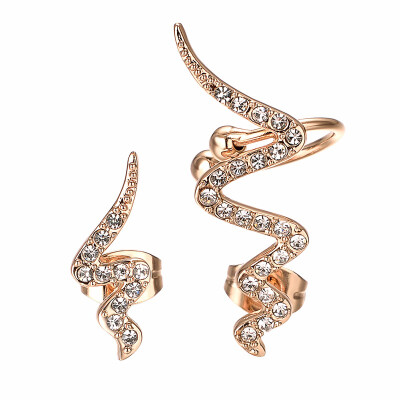 

Yoursfs Cuff Climber Earrings for Women CZ Crystal Arrow Ear Wrap Pin Sweep Ear Wedding Gifts