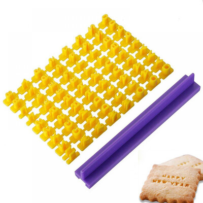 

Практичная регулируемая буква алфавита Буквенное обозначение Impress Set Cookies Biscuit Stamp Embosser cutter кухонные принадлежности