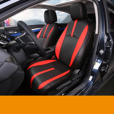 

Huashi Mitsubishi Outlander cushion Ou Lande all surrounded by seat cushion four seasons universal seat cover seat cover modified Outlander special accessories 5 ice silk standard models - black red
