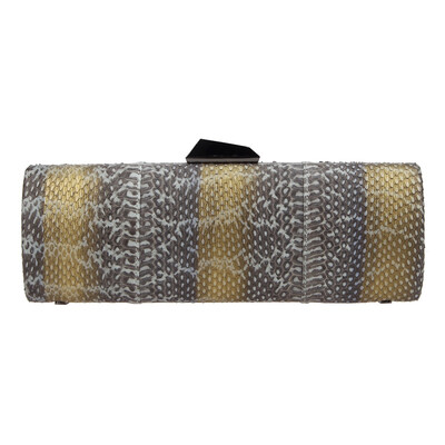 

Fawziya Real Snakeskin Leather Dress Purses For Formals Long Clutch Purses For Women