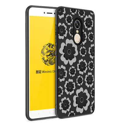 

Goowiiz Fashion Phone Case For Xiaomi Redmi 4XNote 4Note 4X 3D Relief Flower Ultrathin Soft TPU Full Protection