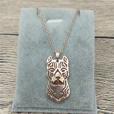 

New American Staffordshire Terrier Necklace Trendy Pit Bull Terrier Pendant Necklace Women Pet Jewellery Female Male Gift