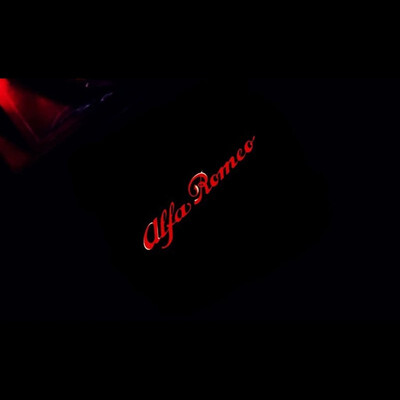 

2pcs Car Door Welcome lights For Alfa Romeo Giulia Stelvio Car LED Door Warning Light Projector Light Logo Customizable