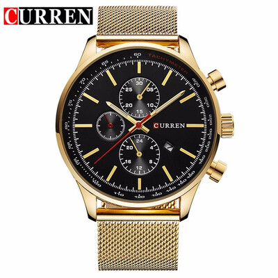 

CURREN Watch Men Fashion Casual Full Sports Watches Relogio Masculino Business relojes Quartz watch 8227