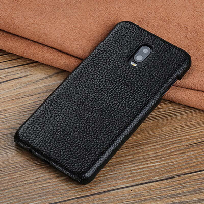 

Genuine Leather Phone Case For Samsung C8 Case Litchi Texture Back Cover For S7 S8 Plus Case