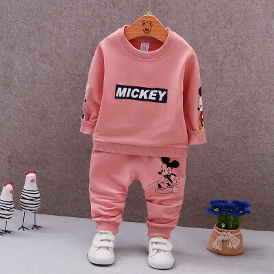 

Spring Autumn Baby Boys Clothes Full Sleeve T-shirt And Pants 2pcs Cotton Suits Children Clothing Sets Toddler Brand Tracksuits