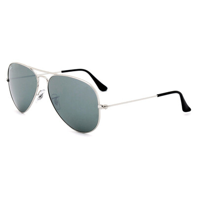 

Ray-Ban Ray-Ban Авиатор солнцезащитных очков для мужчин и женщин, семьи серебряных рамок серебряных светоотражающих линз очков солнцезащитных очки RB3025 W3277 58мм