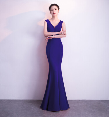 

Elegant halter long evening dress Mermaid Long Dress