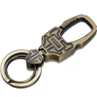 

Jingdong Supermarket] JOBON Zhongyin key chain ring car key chain chain mother ring spring waist hanging ZB-109G bronze