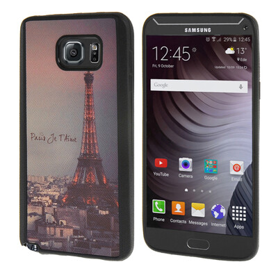 

MOONCASE Eiffel Tower Flexible Soft Gel TPU Silicone Skin Slim Durable Case Cover for Samsung Galaxy Note 5
