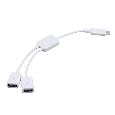 

USB 3.1 Type C USB-С Двойной 2-портовый концентратор адаптер для портативных ПК Tablet Macbook