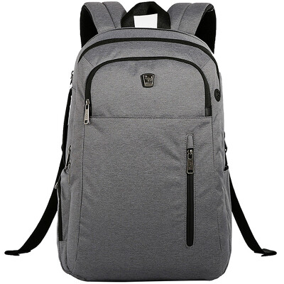 

Love Oishi (OIWAS) new large-capacity backpack light business casual backpack men and women leisure travel bag hit color computer backpack 4271 double color gray