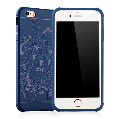

Goowiiz Phone Case For Iphone 66s6 Plus6s Plus Carved Dragon Thin Matte soft Silicone Prevent falling