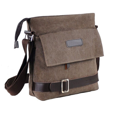 

Mens Canvas Crossbody Hiking Military Messenger Sling Shoulder Bag Satchel New