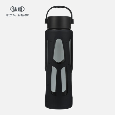 

Jiayu Plastic Cup United States Import Tritan Material Portable Sports Cup Outdoor Travel Kettle Leakproof Cup Black 500ML SA5E9A