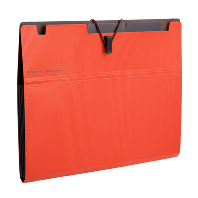 

Comix A7626 A5 6 bag organ bag information package orange Germini series