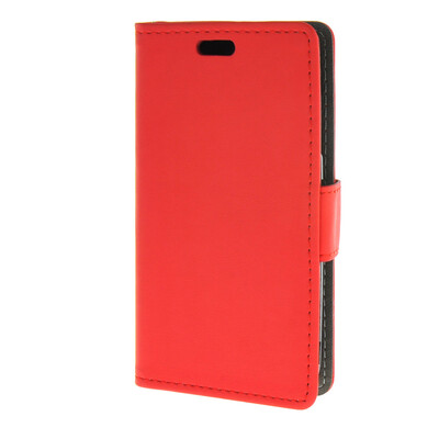 

mooncase дело для Samsung Galaxy V плюс g318h Flip кожаный бумажник почты карты с kickstand дело покрытия красного