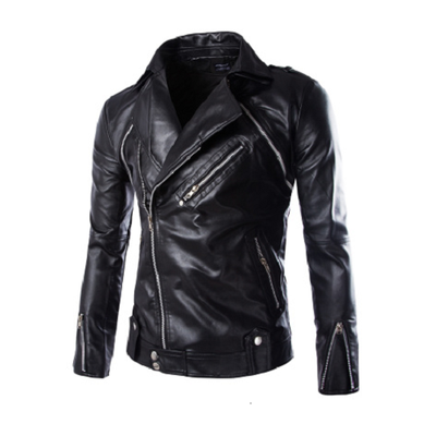 

Zogaa New Mens Leather Clothing Removable