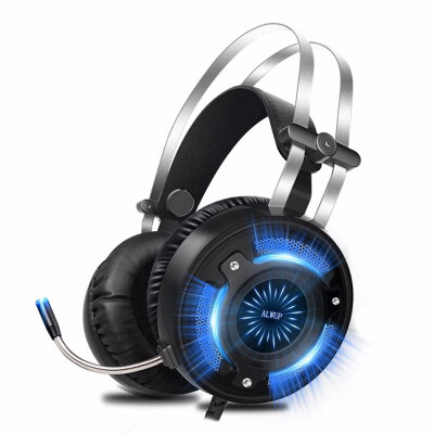 

Gaming headset for PS4 Xbox one with microphone Gaming Headphone for computer PC games with splitter 7 colors LED light