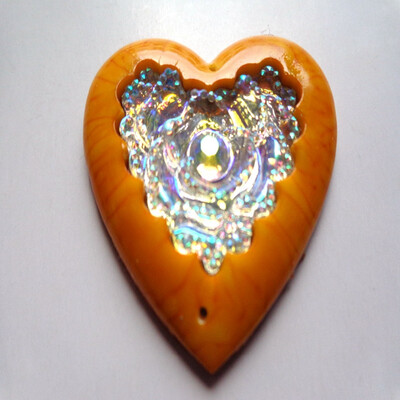 

fashion style red sew on Resin rhinestones heart shape 35mm flatback 2 holes gem stone crystal 10pcsbag