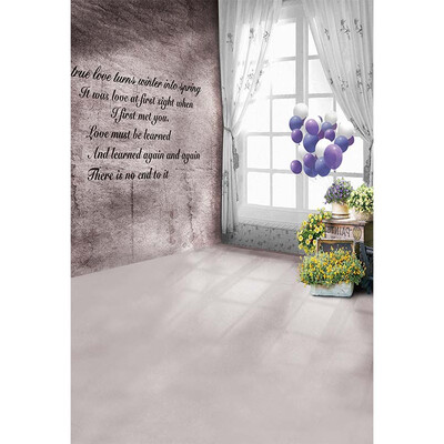

Know How to Love Background 57FT Vinyl Fabric Cloth Digital Printing Photo Studio Backdrop S-3035