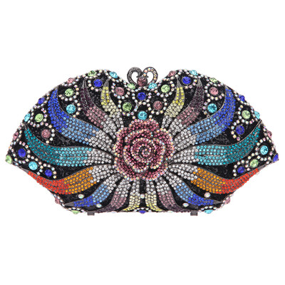 

Fawziya Rose Bags For Women Evening Clutches For Wedding And Party Hand Purse