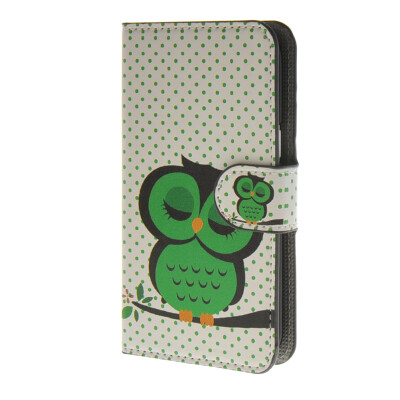 

MOONCASE Owl style Leather Wallet Flip Card Slot Stand Pouch чехол для Samsung Galaxy J1 A14