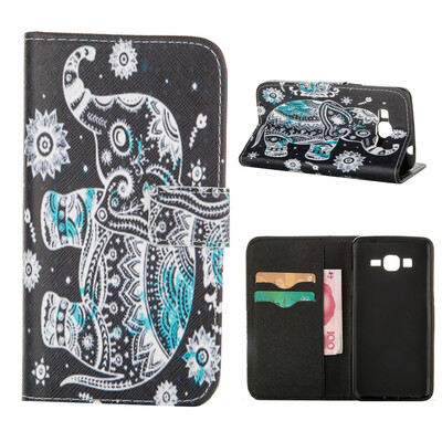 

MOONCASE ЧЕХОЛ ДЛЯ Samsung Galaxy Grand Prime G530 Flip Leather Foldable Stand Feature [Pattern series] /a15