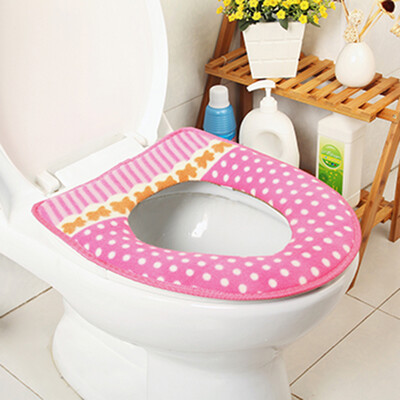 

Jingdong Supermarket] Sheng silk is still thickened paste button toilet seat toilet bowl purple
