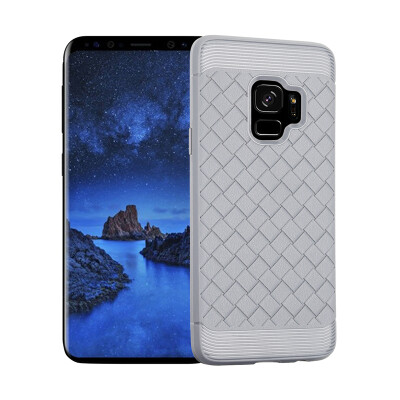 

Goowiiz Luxury Phone Case For Samsung Galaxy S9S9 Plus Ultra Thin Ventilation Grid Weave Soft Anti fall Full Protective