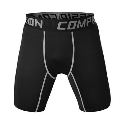 

male Tight training motion Bodybuilding shorts moisture absorption Perspiration Fast drying Run camouflage shorts Tight trousers