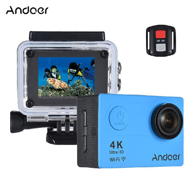 

Andoer AN6000 4K 16MP WiFi Action Sports Camera 1080P Ultra HD with Remote Control 2" LCD 170¡ã Wide Angle Lens Support 4X Zoom D