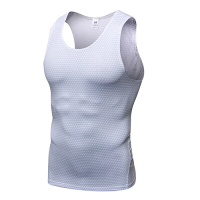 

3D sports Bodybuilding high elastic quick dry running sport Undershirts vest