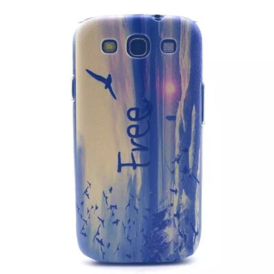 

MITI cute comics Design hard transparent clear Skin Cover Case for samsung galaxy s3