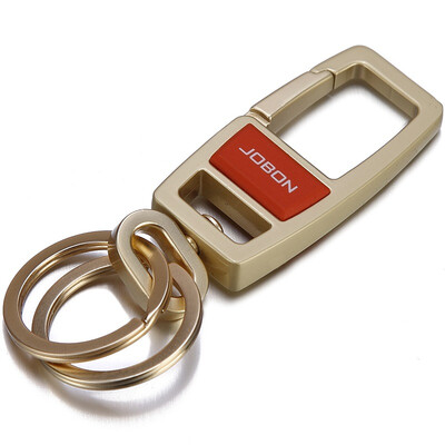 

JOBON Zhongyin key chain ring car key chain chain mother ring spring waist hanging ZB-8706G gold