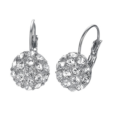 

Yoursfs Earrings For Women Austrian Crystal Leverback Earrings Fashion Jewelry