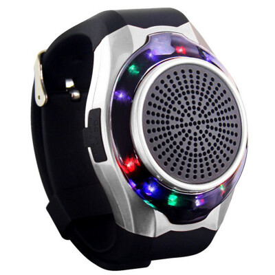 

With LED Bluetooth Music Speakers Without Display Screen Alarm Clock Hands-free Selfie Photo Multi-function TF Card Sport Watch