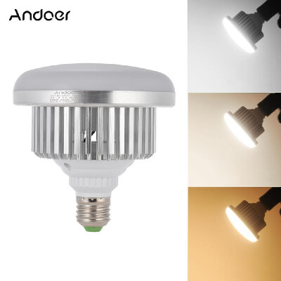 

Andoer E27 40W Energy Saving LED Bulb Lamp 5500K 3200K 4000K Adjustable Color Temperature Studio Photo Video Light AC185245V