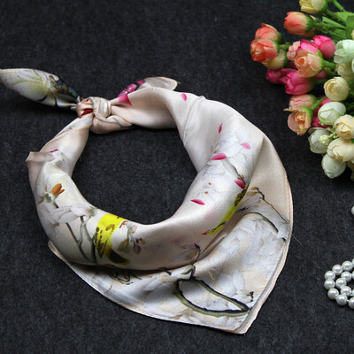 

Womens 100 Mulberry Silk Scarf small square scarf professional scarf