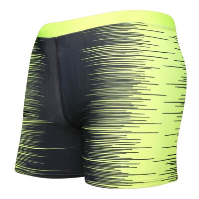 

Mens Soft Contrast Color Boxer Breathable Strappy Beach Shorts Swimwear Trunks