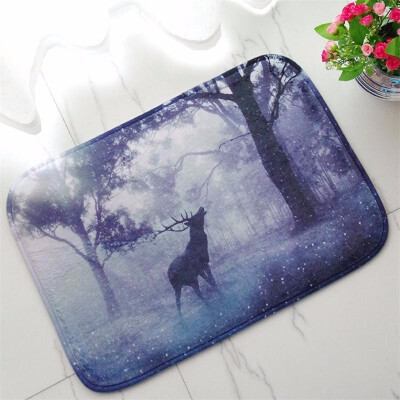 

Creative Elk Forest Pattern Antiskid Floor Mat