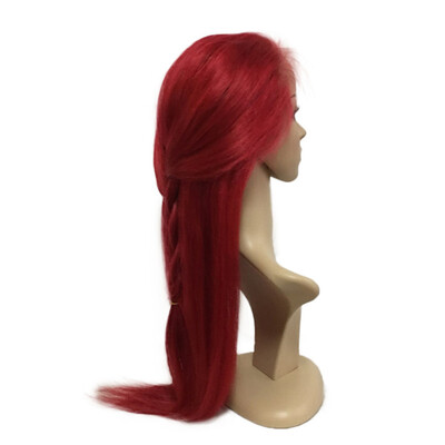 

Osolovely Hair Red Human Hair Full Lace Human Hair Wigs Red Color Glueless Wigs