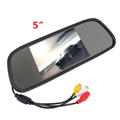 

5 Inch TFT LCD Auto Car Rear View Mirror Monitor Parking Night Vision Car Rearview Reverse Camera Wide Angle
